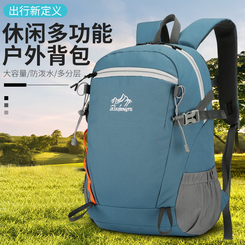 Mochila de montaña multifuncional hombres y mujeres al aire libre cross country trekking mochila de gran capacidad resistente al desgaste waterproof travel bag