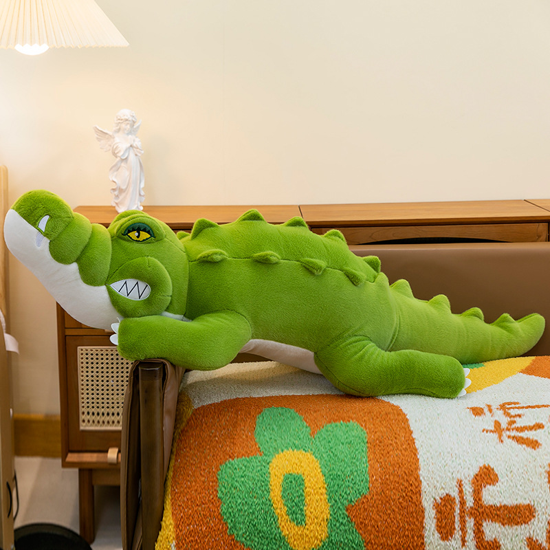 Wholesale of long plush figurines of simulated crocodiles, office sleepers, car home cushions, stress-relieving dolls, and gifts Specification image