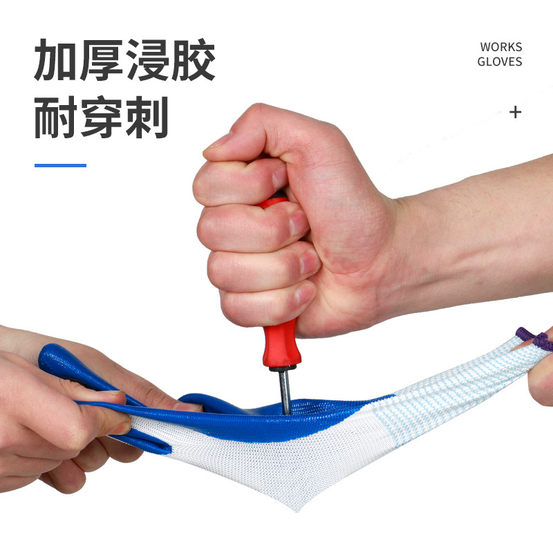 Touch screen wear-resistant nitrile gloves, anti-slip impregnated rubber for work on the construction site, wholesale n518 labor protection gloves from the manufacturer Application Scenario