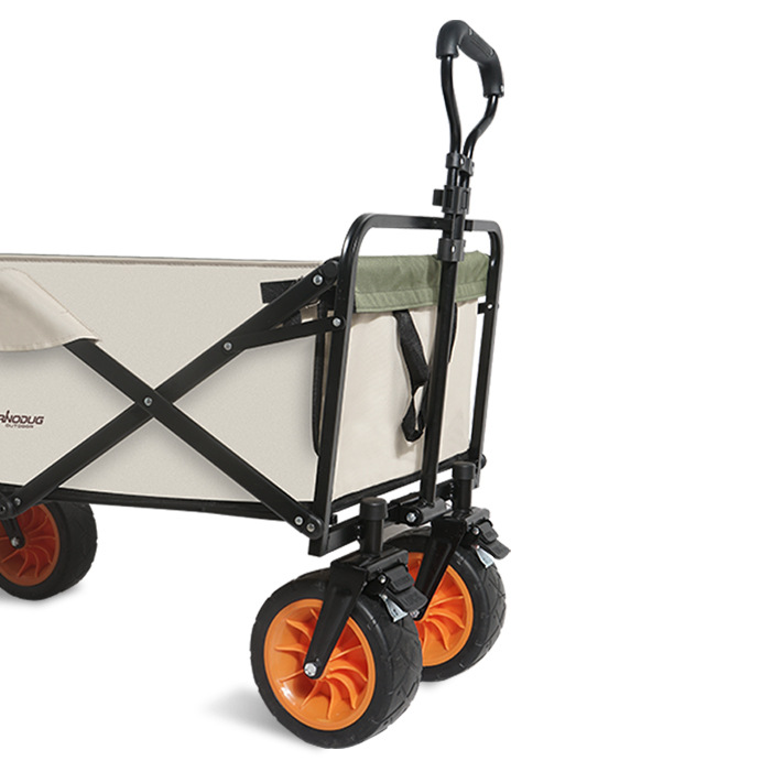 Xanaduji outdoor camping trolley, camping trailer, foldable shopping cart, grocery cart, campsite cart, trolley Application Scenario