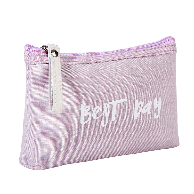 Japanese and Korean canvas waterproof makeup bag for women, portable InS-style flower large-capacity pen case for girls, storage bag and toiletry bag Application Scenario
