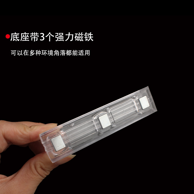 Convenience store strong magnetic card holder, KT board display board clip, magnetic classification display, cabinet foam board promotion clip, supermarket display board magnetic fixed clip, store publicity notice support, cabinet foam board special offer, upright clip Application Scenario