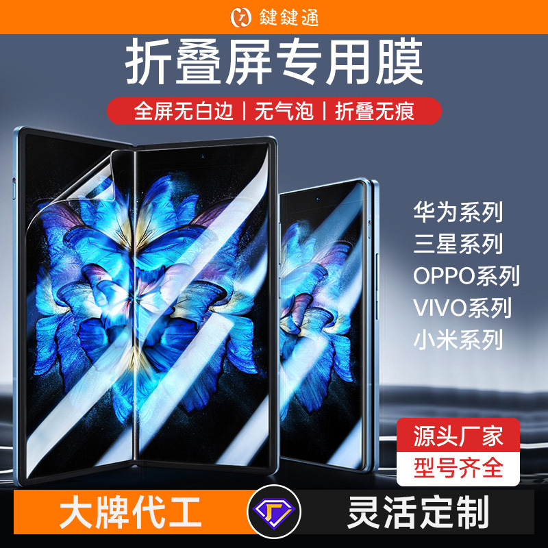 flip screen film, Magic foldable screen water gel film, sam foldable screen film, fold4 film, fold3 phone film Specification image