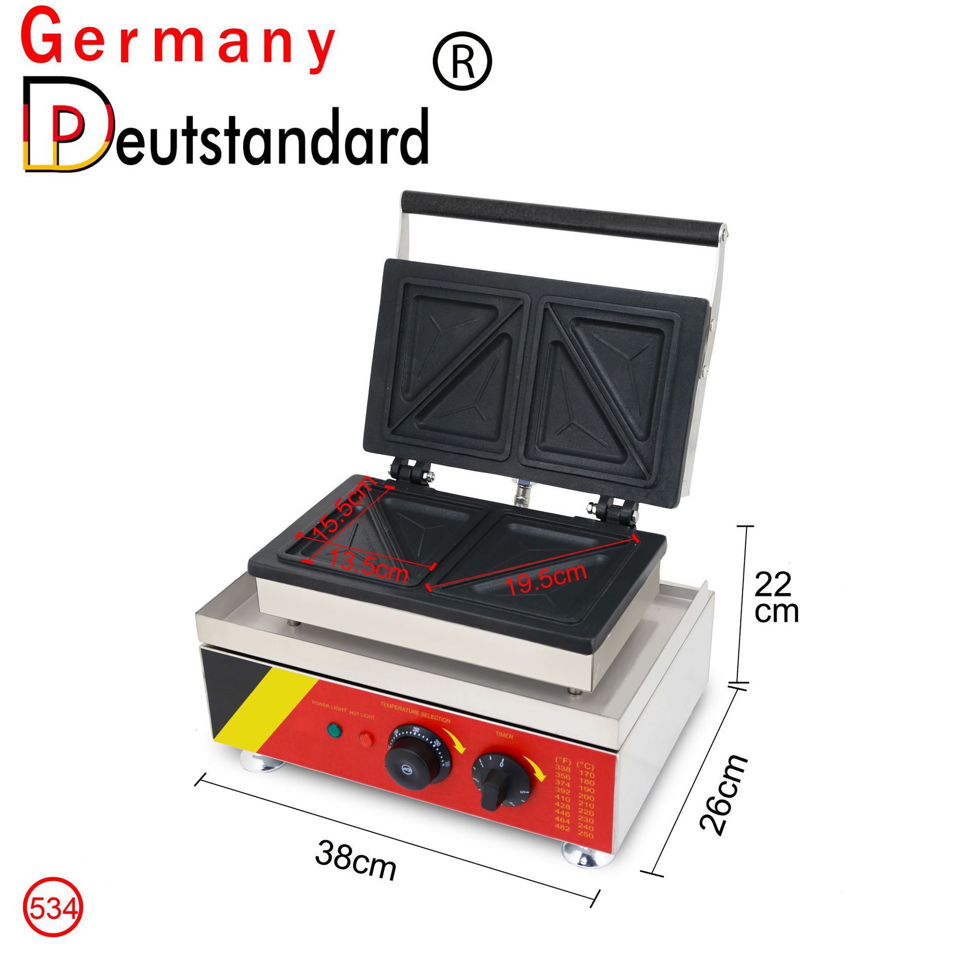 Direct sales from the manufacturer of commercial sandwich machines, non-stick waffle bread machines, breakfast machines, and electric baking equipment for bakeries details Picture