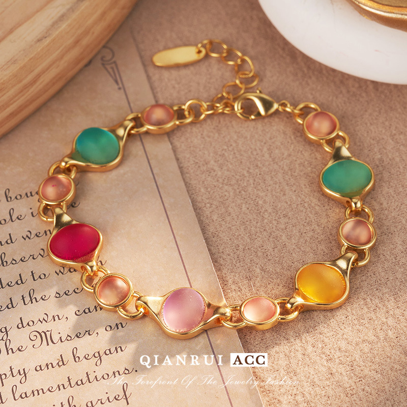 手串/手链/水晶手链/手绳红绳/沙金产品图