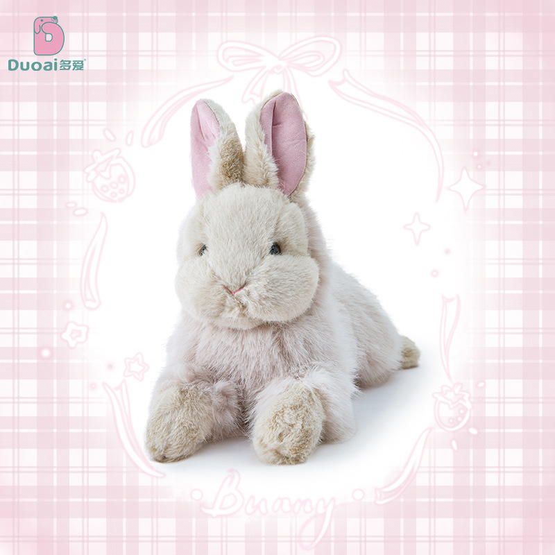 This is a genuine Instags-style plush toy with a soft and fluffy long-haired rabbit figure. It's a heartwarming gift for your girlfriend and best friend Specification image