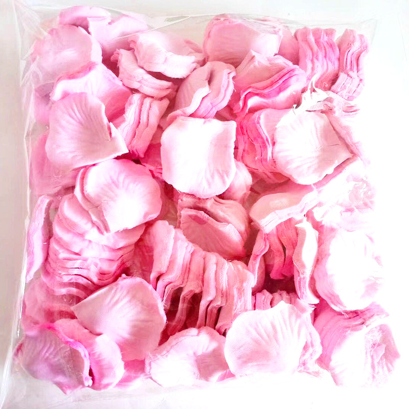 婚庆用品一斤一装无纺布仿真花瓣婚礼婚房布置装饰浪漫高仿真花卉产品图