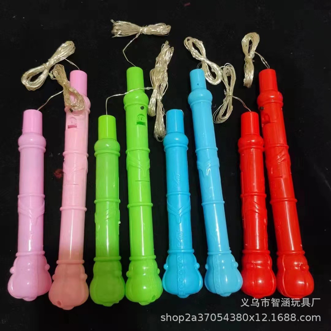 Luminous handle light, night market square, three-speed three-section handle light, handheld ground push and stall balloon light details Picture