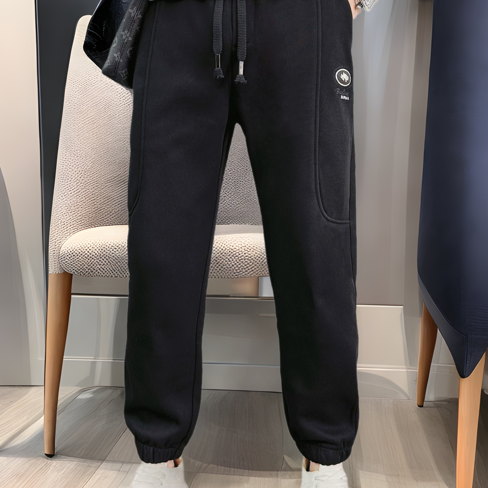 The 2025 new winter men's trousers of the cotton trendy brand are versatile, loose and casual, warm and durable