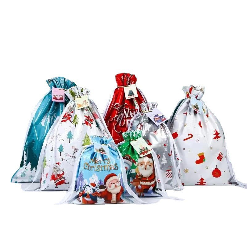 Decoraciones navideñas feliz navidad paquetes navideños bolsillos bolsas de regalo paquetes navideños bolsas de regalo bolsas de almacenamiento bolsas de regalo de fiesta Item Picture