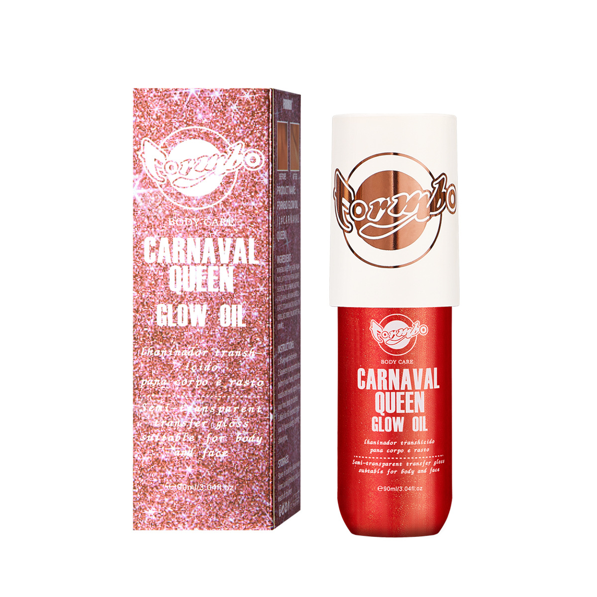 【 Cross-border Exclusive 】FORMBO Body Glow Oil - Waterproof, Sweat-proof, and Body Highlight in Three colors available for wholesale Item Picture