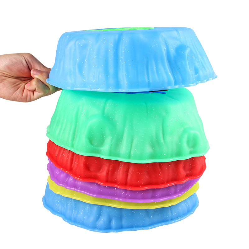 Children's footwork with lights, rainbow bridge stones, sports toys, balance boards, obstacle jumping games, and play with lights Item Picture