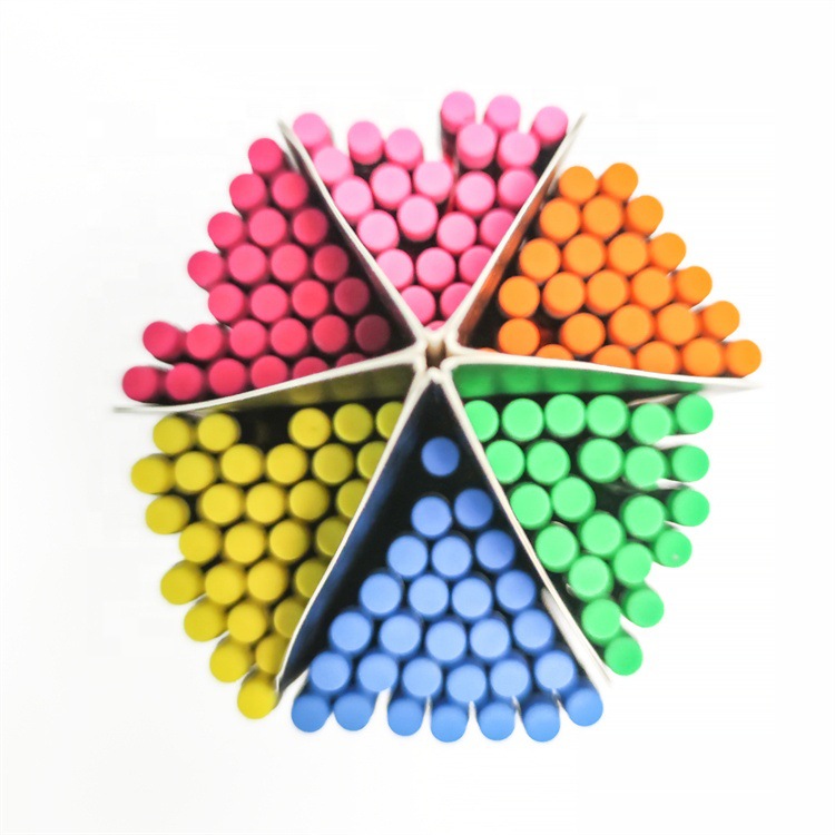 Wholesale rainbow colored HB pencils and triangular pencil leads for school supplies details Picture
