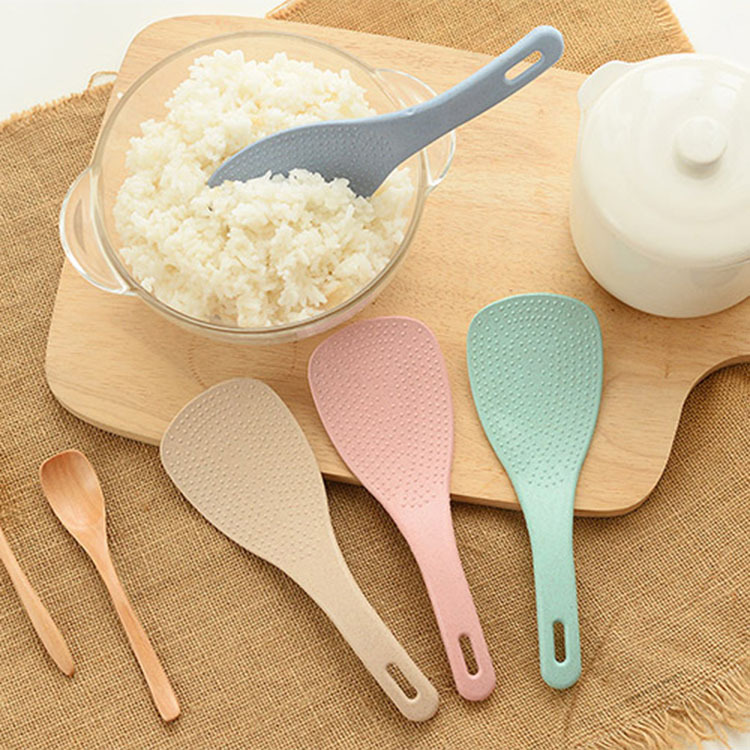 Cross-border wheat straw rice spoon, kitchen rice serving spoon, table utensils, rice cooker, rice spatula, rice cooker, rice spatula
