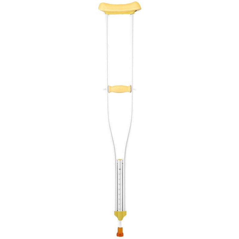 A thickened stainless steel and aluminum alloy adjustable walking stick for the elderly. It is a home anti-slip and anti-drop single-leg walking stick Application Scenario
