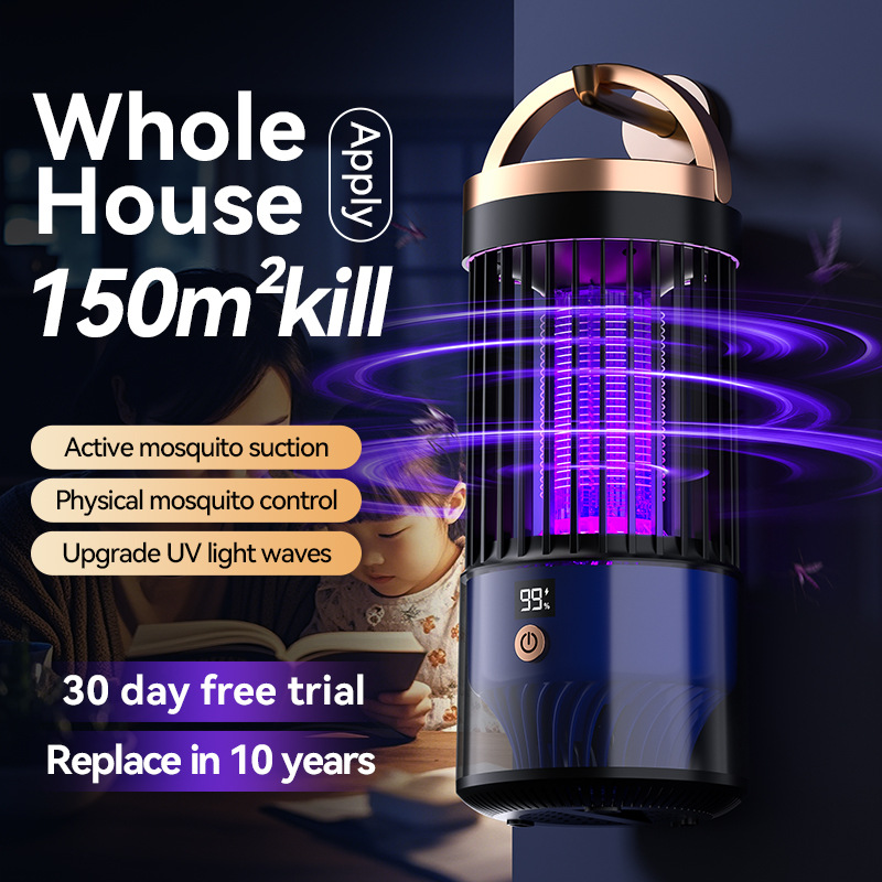 Inhalation and electric shock mosquito repellent lamp, a household mosquito repellent wonder, indoor mosquito trap for infants, pregnant women and bedrooms to get rid of mosquitoes Application Scenario