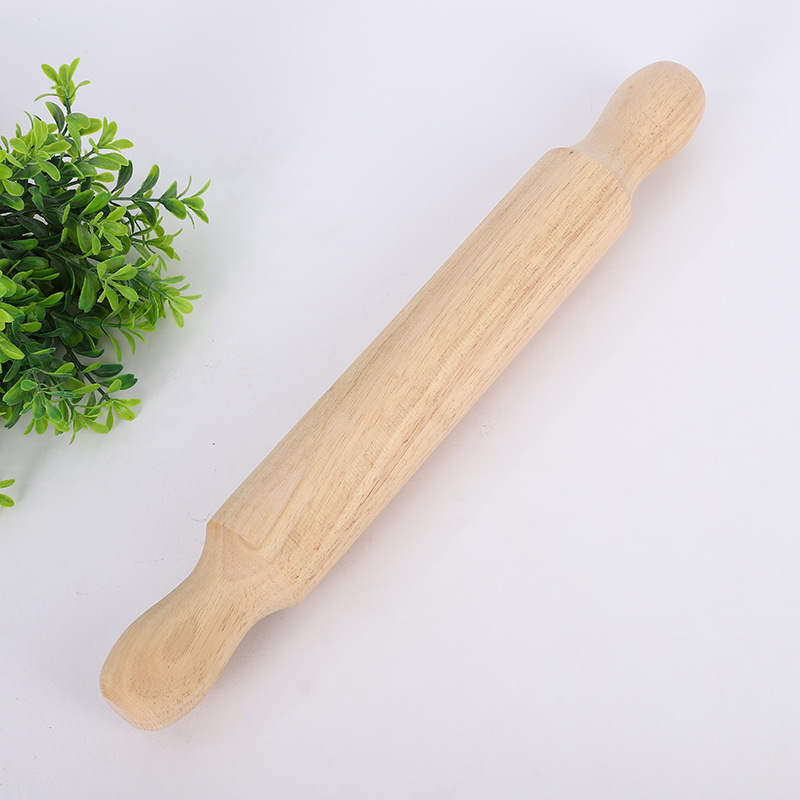 木质擀面杖厨房家用擀皮饺子皮披萨擀面棍压面棒面粉棍烘焙工具细节图