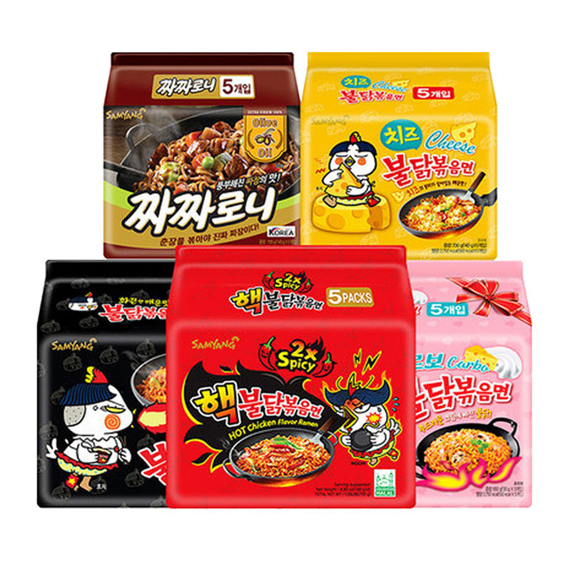 火鸡面/韩式火鸡面/泡面/今麦郎泡面/速食白底实物图