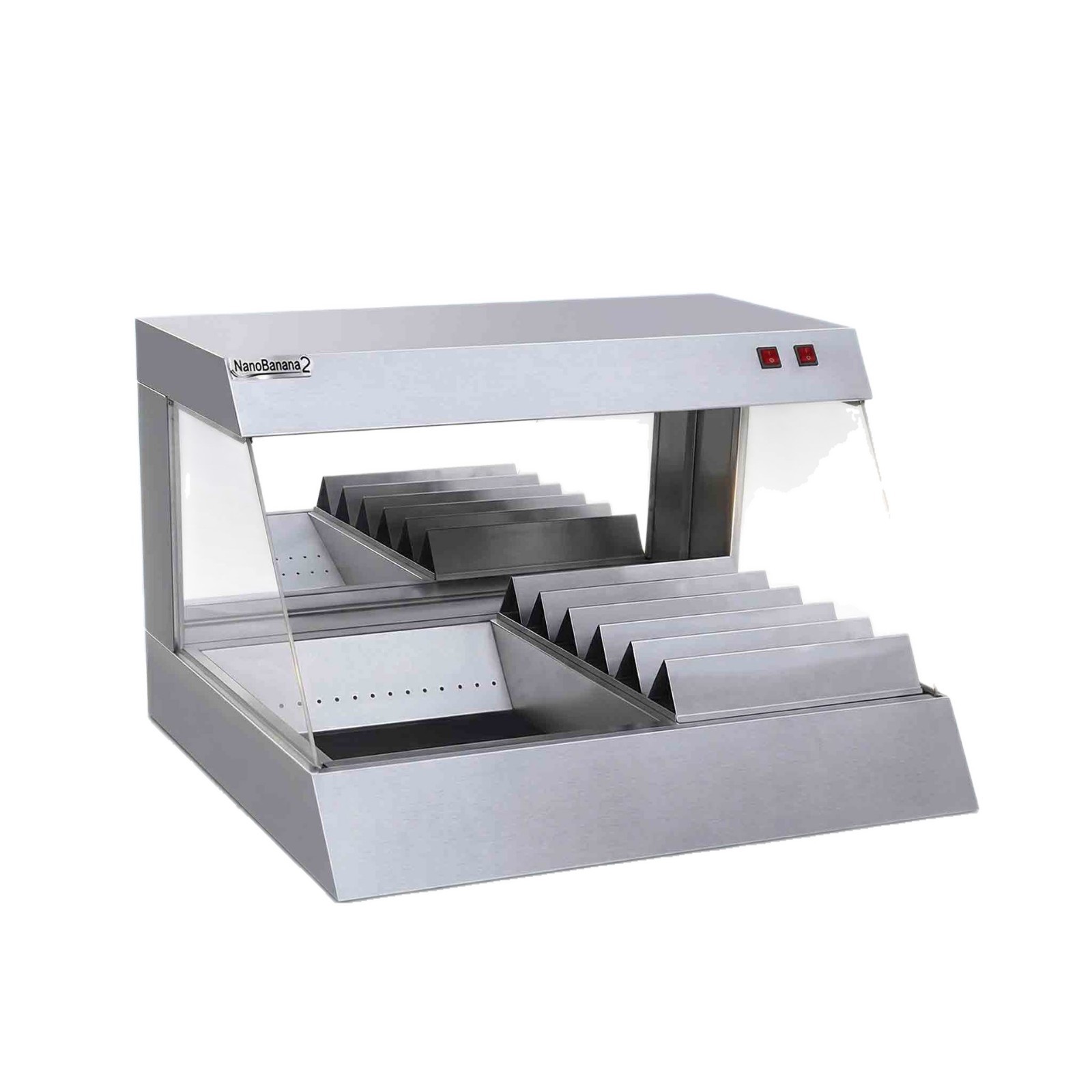 Commercial desktop French fries workstations, French fries heat preservation operation tables, wholesale of catering supporting equipment for hamburger shops and fried chicken shops Item Picture