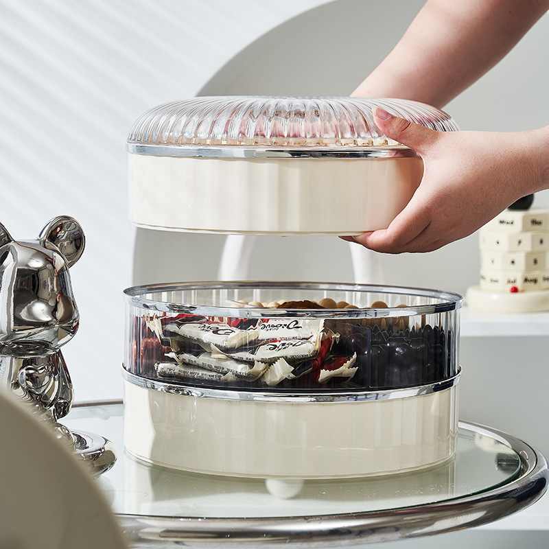 Acrylic transparent multi-layer storage tanks with LIDS, candy boxes, food-grade sealed and easily fastened tabletop kitchen storage supplies Specification image