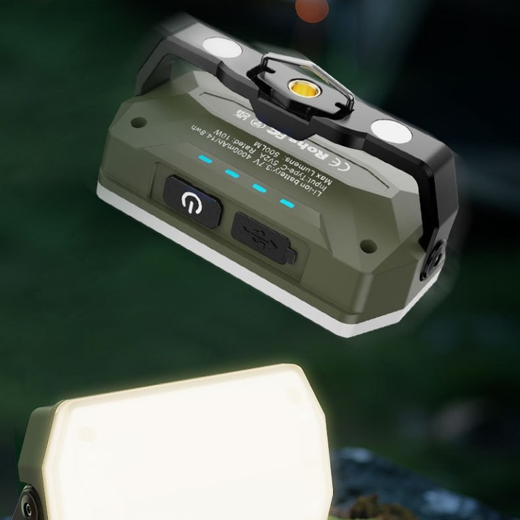 New cross-border outdoor portable camping light, ultra-long battery life, charging emergency light, strong magnetic suction maintenance work light Application Scenario