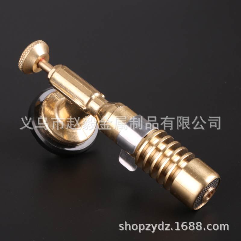全铜卡式喷枪 便捷喷枪焊枪手动点火丁烷卡式喷头TORCH
