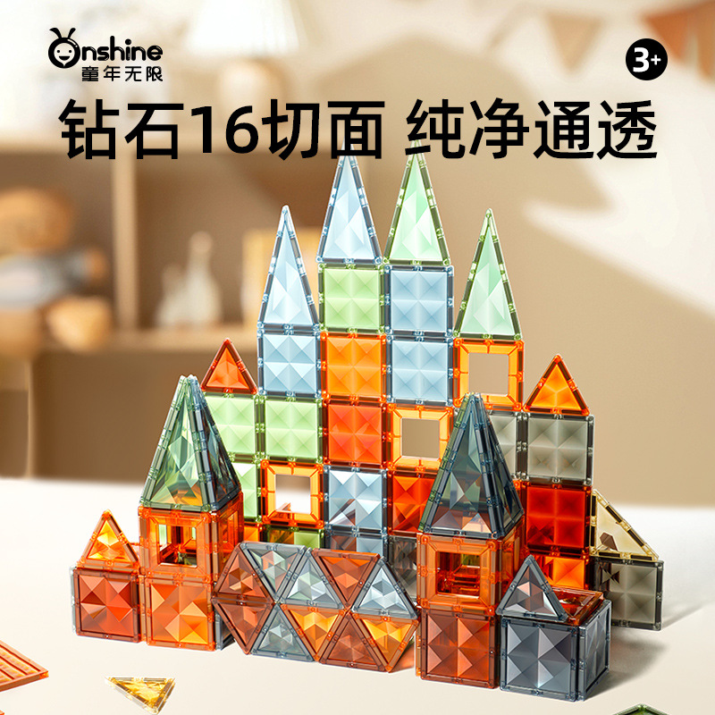 ONSHINE/ Childhood Infinite Nature Color Magnetic Sheet Educational Toy 3D Color Window Magnetic Sheet Birthday Gift Specification image