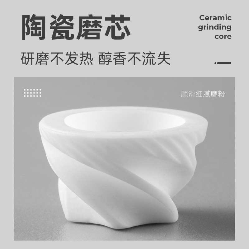 手摇咖啡机实物图