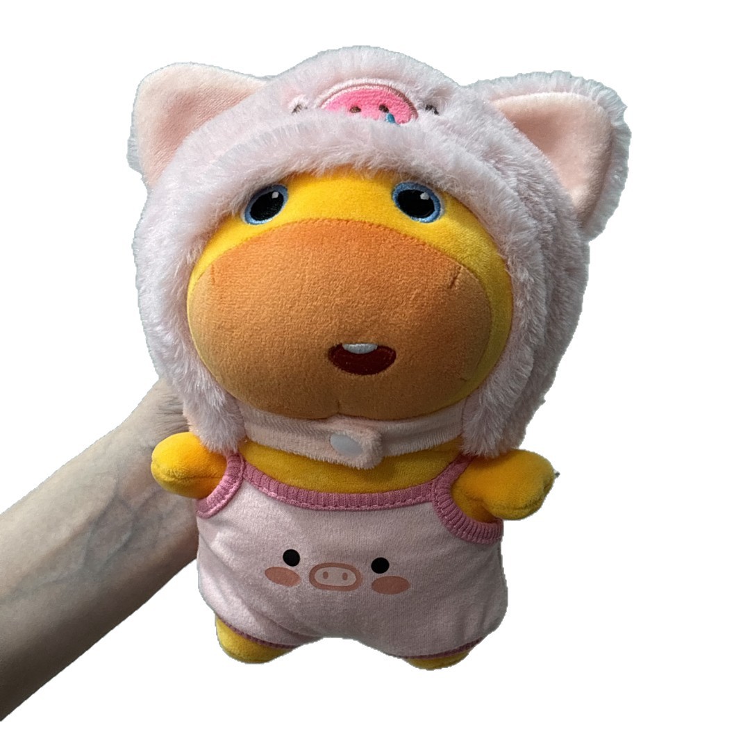 10 Cm Capybara Lulu Doll Pendant, 20 Schoolbag Keychain Doll, Changeable Doll Costume Series Item Picture