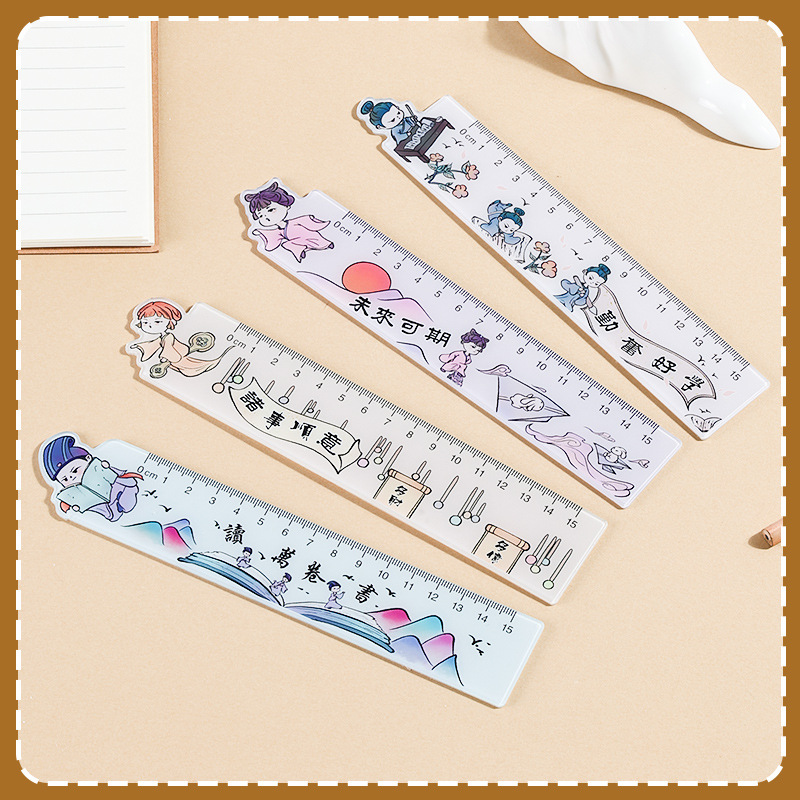 亚克力尺子/20cm塑料尺/22cm三角尺/尺子/塑料尺软片细节图