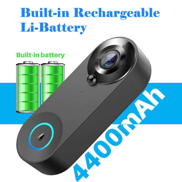 Le Xiangyu Tuya Smart Low-Power Video Doorbell WiFi Wireless Voice Intercom Mobile Phone Remote Monitoring Video Doorbell W3 Specification image