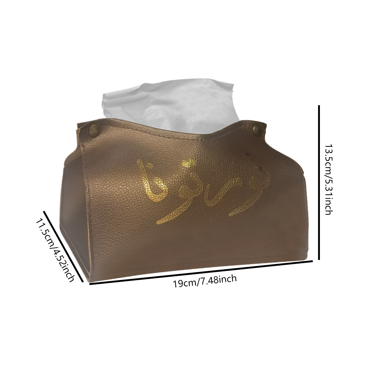 Wholesale Of New Cross-Border Gold-Embossed Text Printed Tissue Boxes, Leather Tissue Boxes, And Simple Leather Tissue Boxes Application Scenario