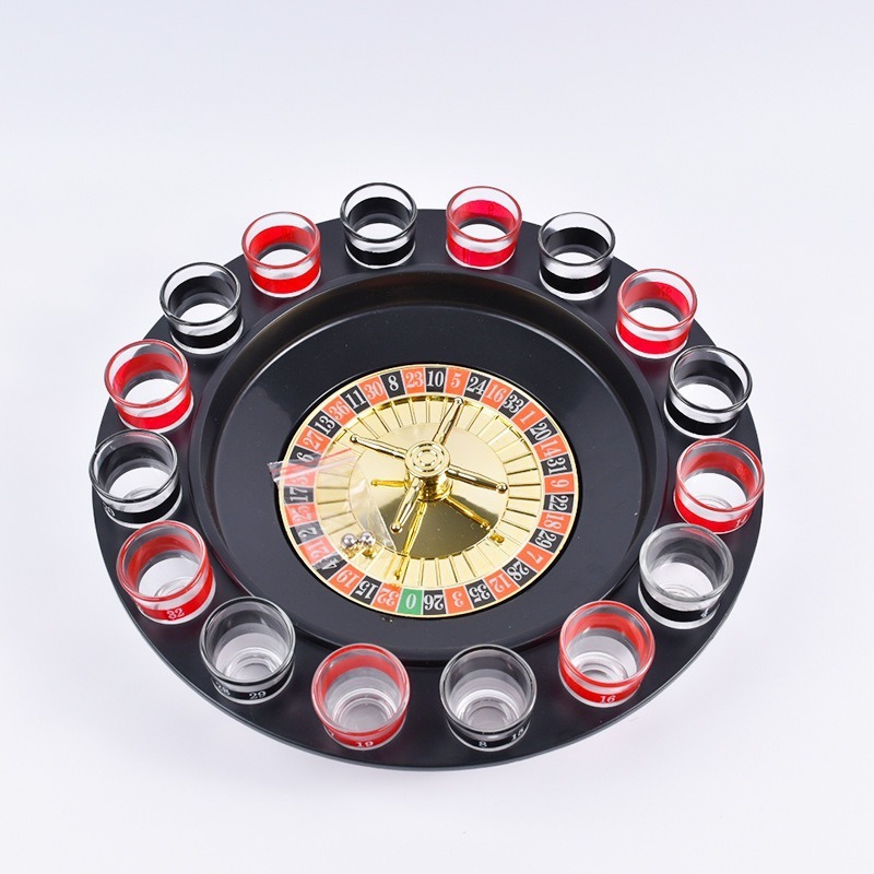 16-cup Russian turntable wine set, game tray, KTV party game manufacturer wholesale Item Picture