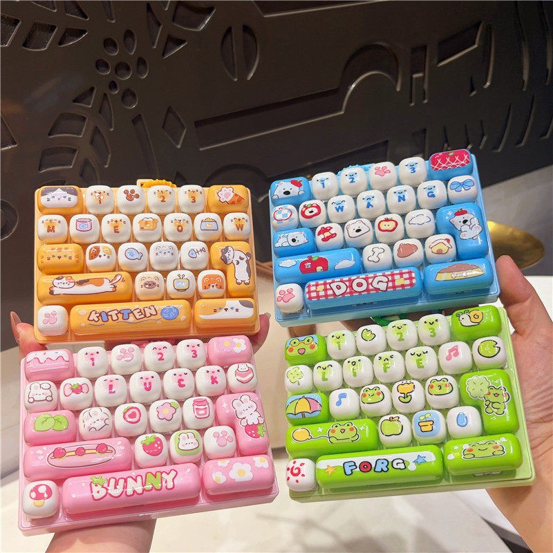 Creative, fun, happy, never closes, stress-relieving 26 keychains, keychains, pendants, couple bags, pendants, toys Specification image