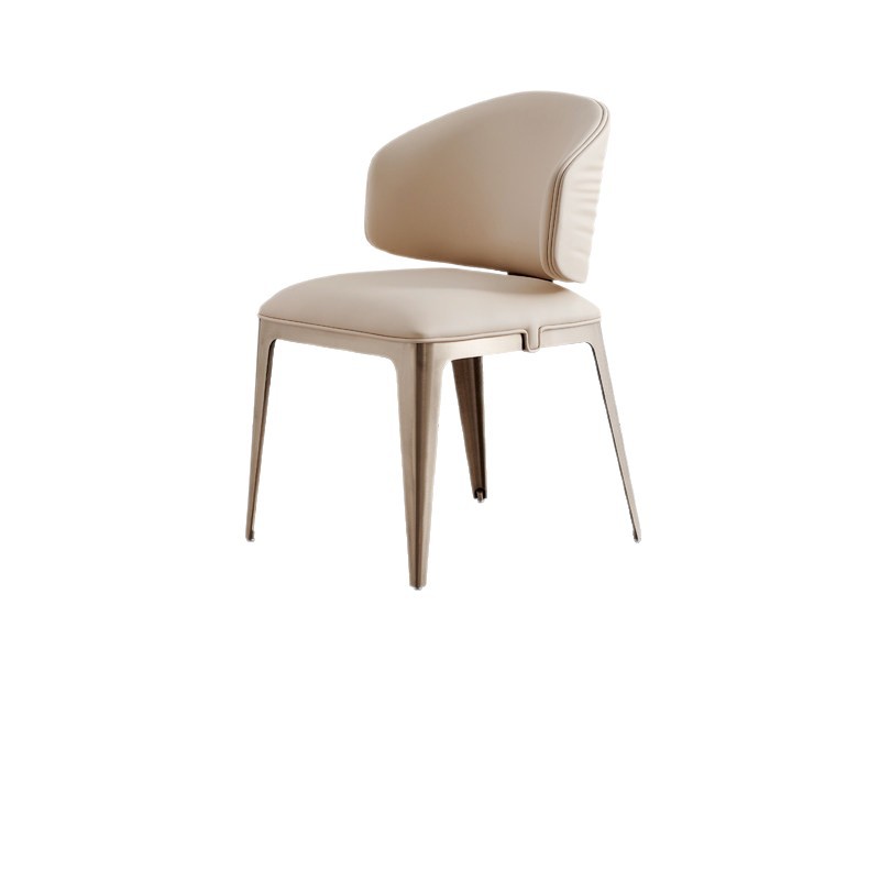 Star Factory wholesale light luxury corrugated dining chairs, minimalist Italian style, modern home design, high-end feel, villa model room dining chairs Item Picture
