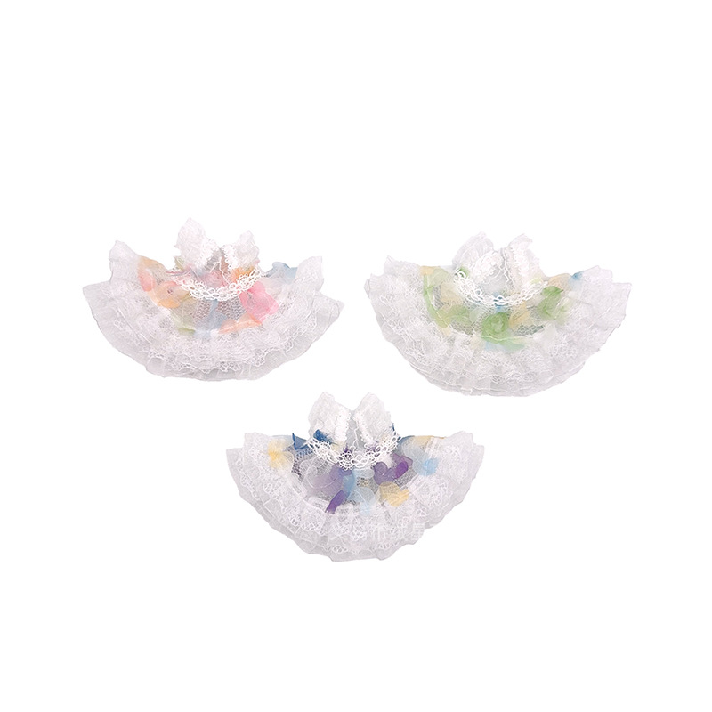 New lace rainbow dress for kids, fashionable kids' clothes, accessories, plush dolls, doll outfits, and changeable outfits Item Picture