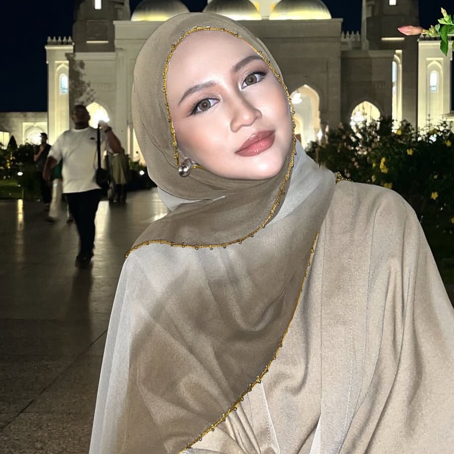 跨境新款马来亮钻围巾回族纱巾雪纺渐变色头巾女中东包头女士围巾