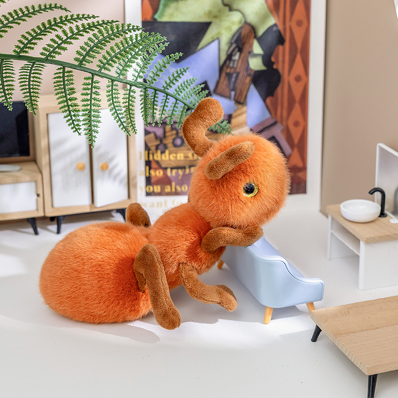 Bear Legend plush toys, ant simulation animals, handheld treasure dolls, cross-border birthday gifts, doll wholesale details Picture