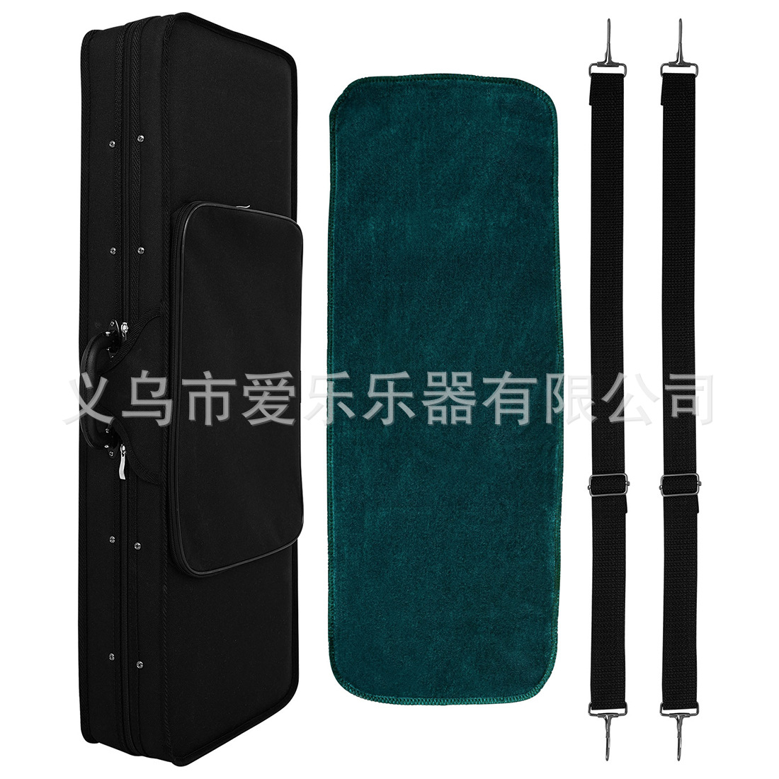 Portable, lightweight and wear-resistant Oxford cloth violin case, anti-drop violin case, double-shoulder violin case details Picture