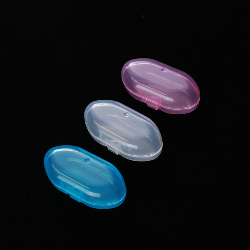 Manufacturer's Direct Delivery Baby Finger Toothbrush Storage Box, Thumb Toothbrush Box, Finger Toothbrush Pp Box Storage Box Specification drawing