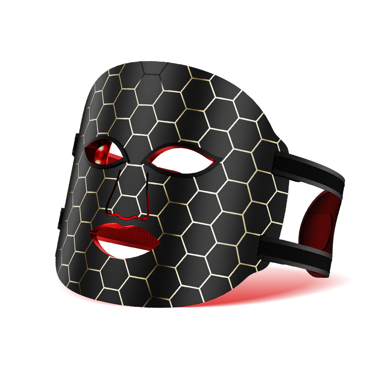 LED Photon skin rejuvenation facial color light beauty device mask Home silicone face mask New spectral facial firming Item Picture