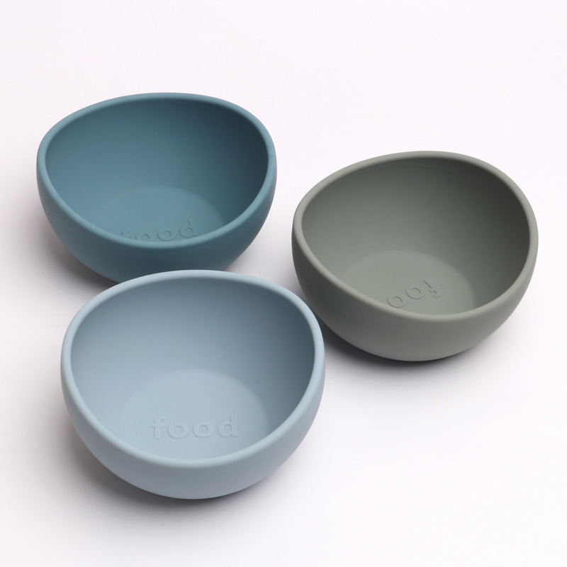 Wholesale of cross-border colored children's tableware and baby food bowls, including silicone tableware Application Scenario
