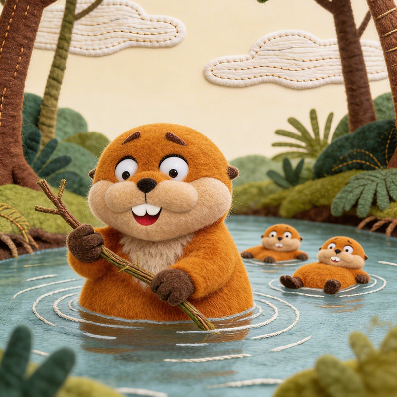 Trendy toy Capybara Lulu plush toy Squirrel doll Custom plush toy 15cm Application Scenario