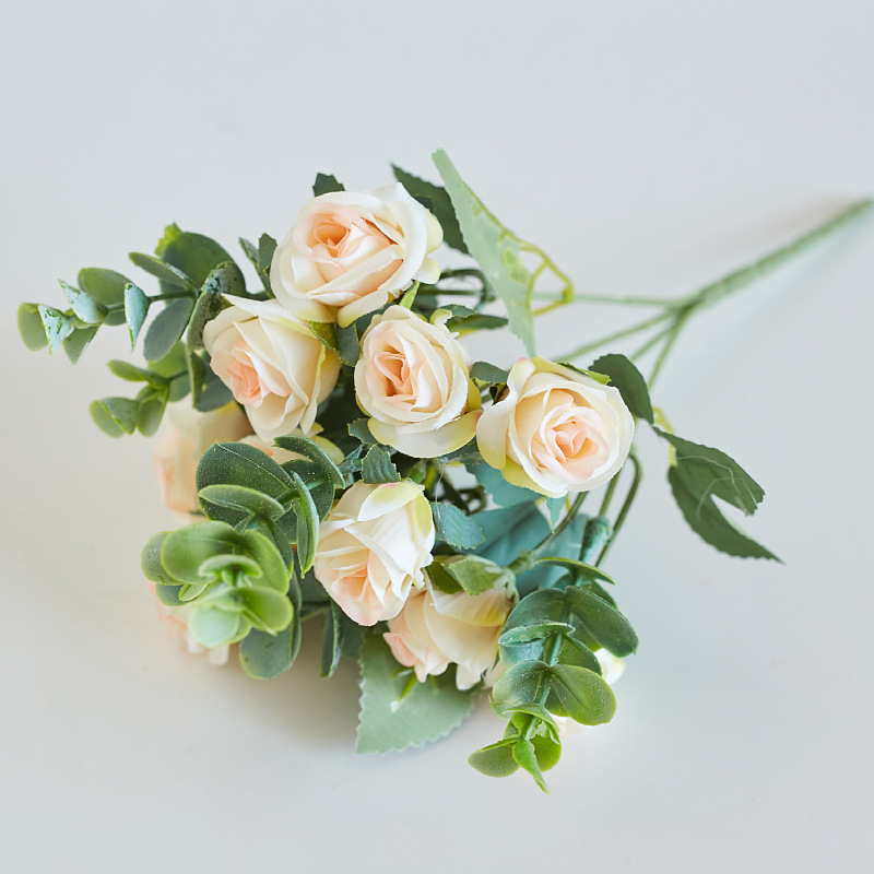 仿真花/要掃墓用的塑膠花/花头/假花/5朵假花细节图