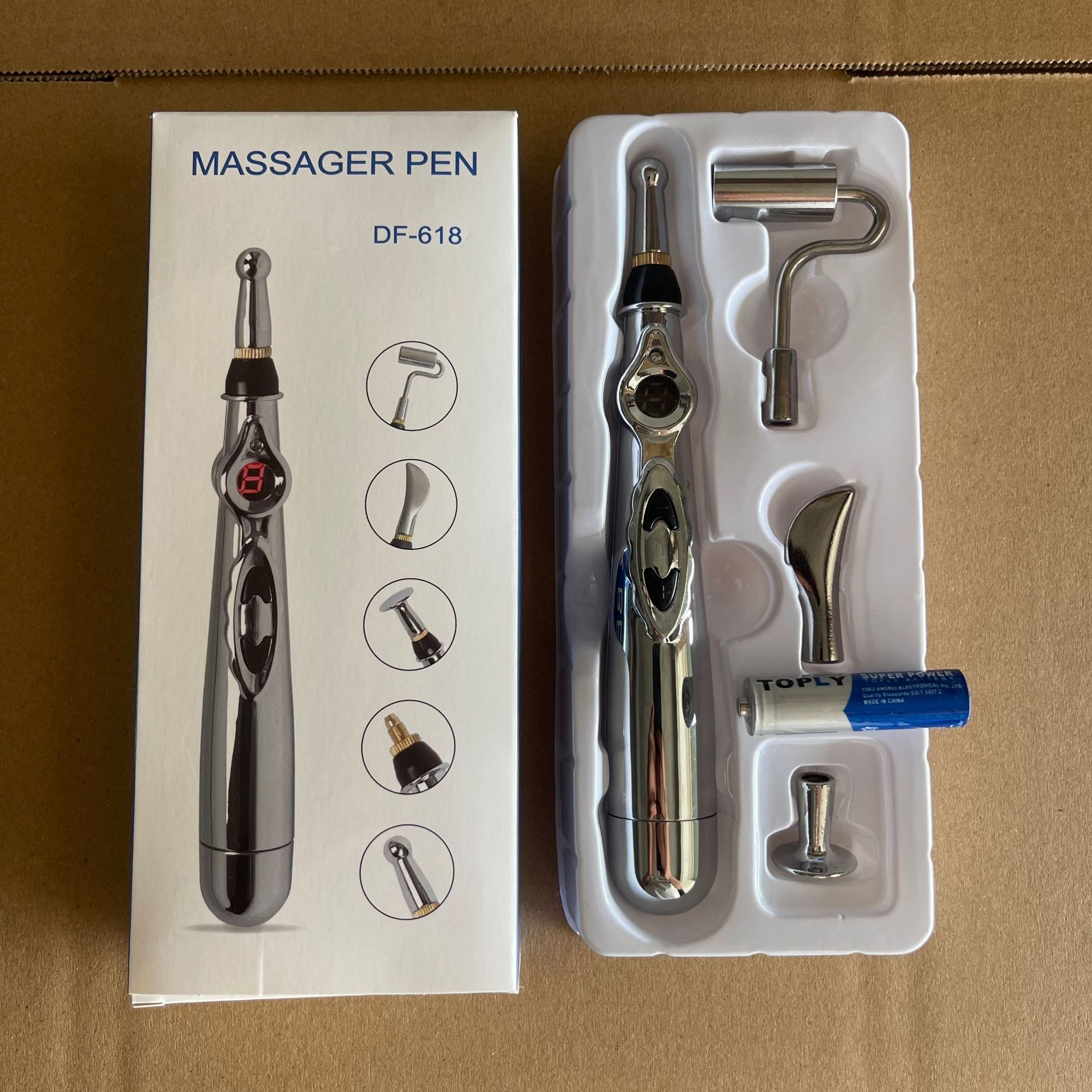 A portable handheld massage device for daily use at home, a body soothing and relaxing device, and a multi-speed home massage equipment Specification image