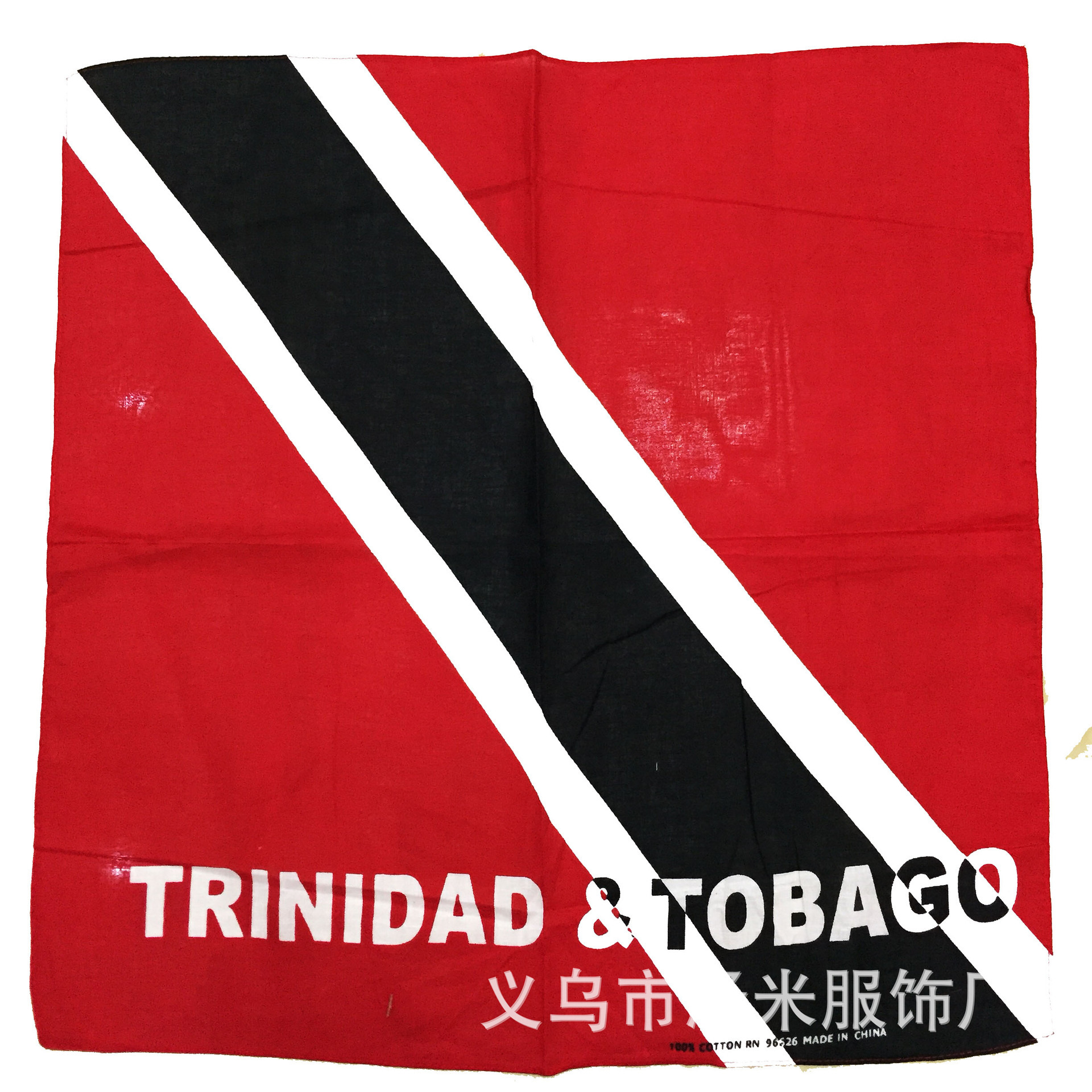 All-cotton headscarves, Jamaica, Guyana, Baba Duoshi, Trinidad, Green, Dana, flag square scarves wholesale Application Scenario