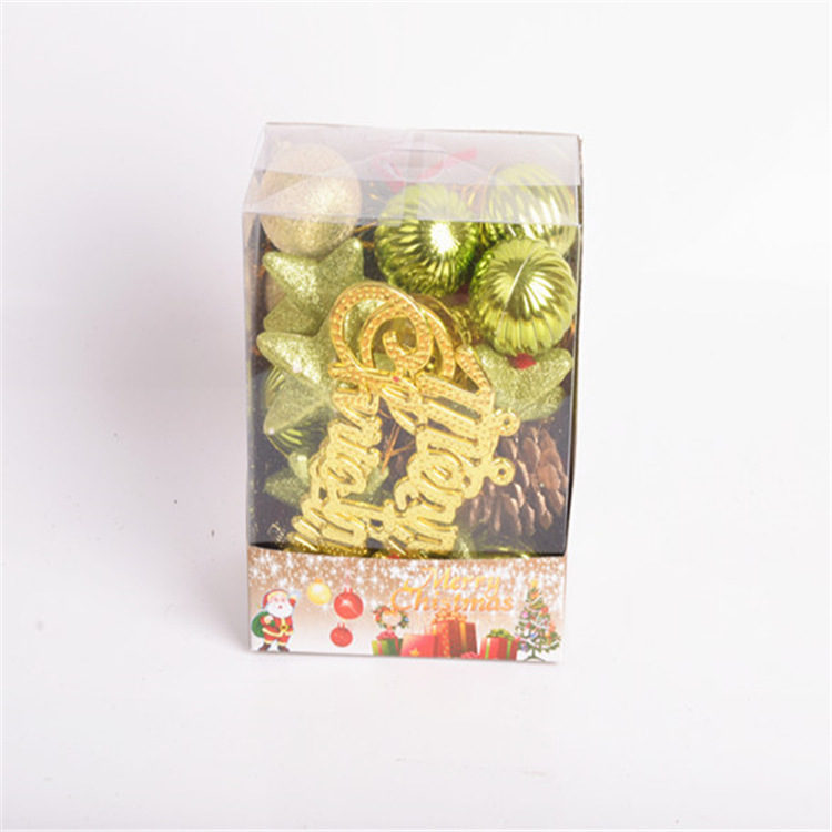 The manufacturer wholesals 24 sets of accessories for the Star Language Christmas tree, including multiple boxes and Christmas bags Application Scenario