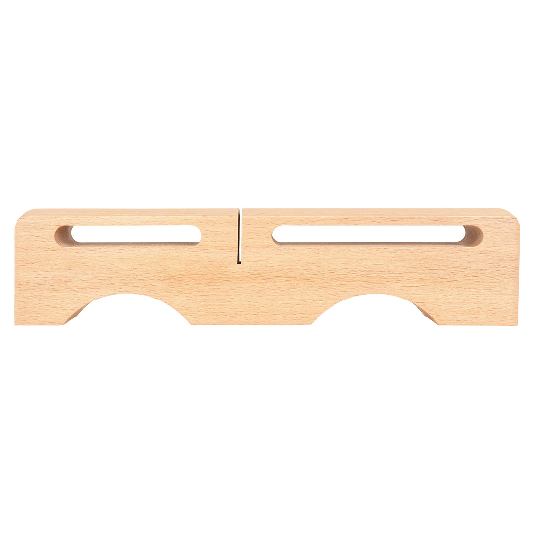 Cross-border high and low pitched bangzi solid wood opera square bangzi percussion instrument performance accompaniment double-tone bangzi double-sound tube details Picture