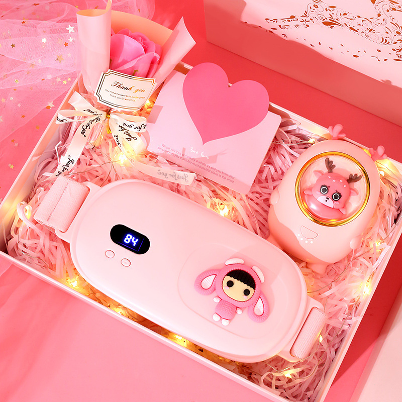 Valentine's Day gift for your girlfriend: Practical thermos cup set gift box, birthday gift, best friend gift, girls' hand warmer full figure