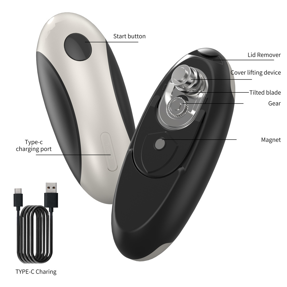 Factory-customized electric can opener, can knife, automatic can opening and charging, household pet can and easy-pull can cap opener, elderly effort-saving bottle opener Application Scenario